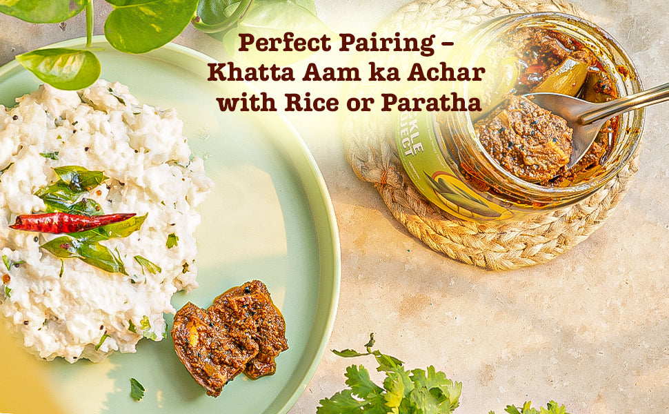 Traditional Dry Mango Pickle – Home-Made Khatta Aam Achaar