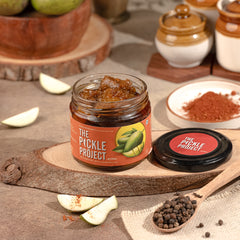 Sweet & Tangy Chundo/Gorkeri + Khatta Mango Achar | Homemade Mango Pickle Duo (2×300 g Jars)