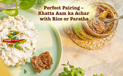 Traditional Dry Mango Pickle – Home-Made Khatta Aam Achaar