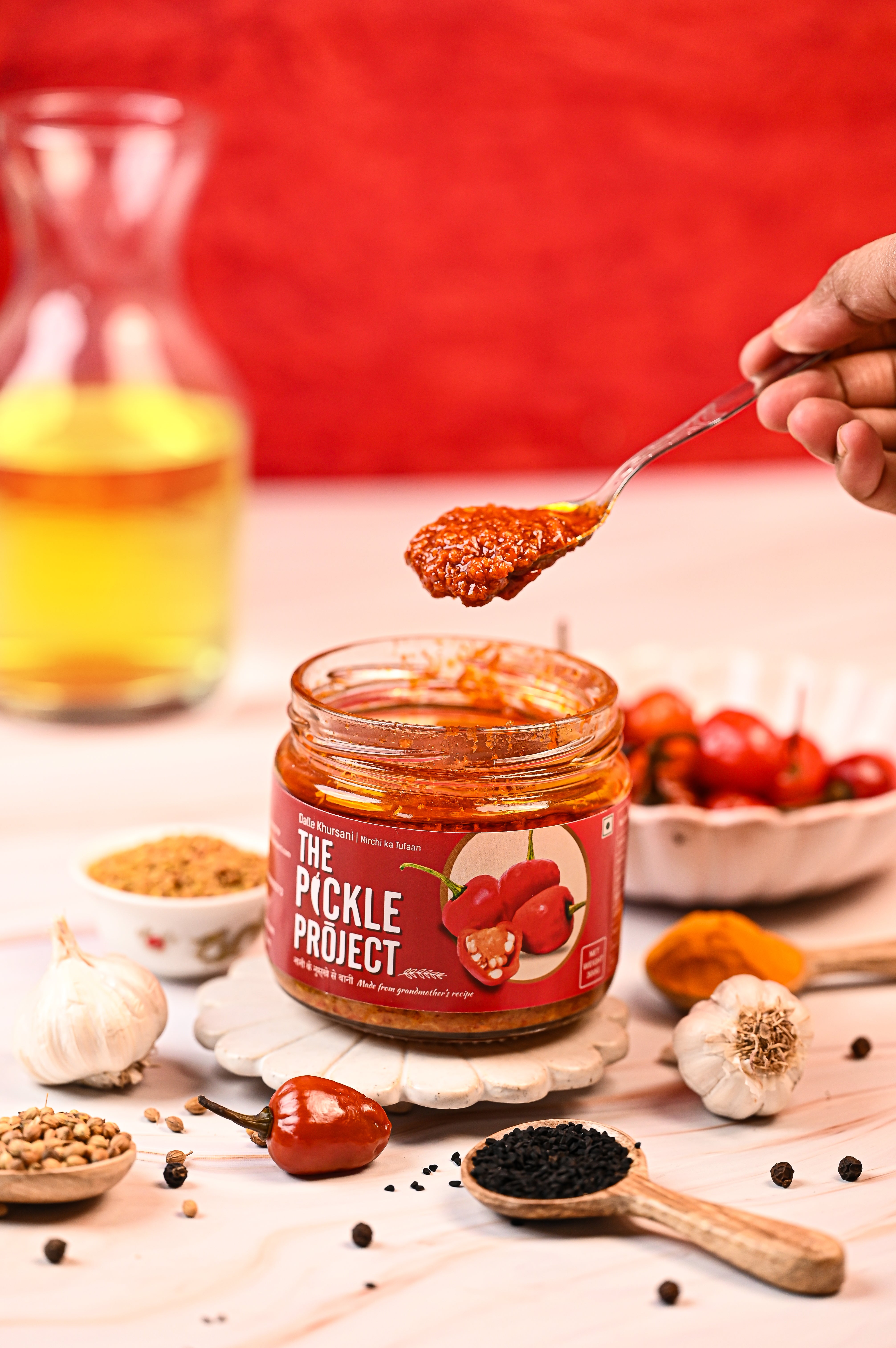 DALLE KHURSANI PICKLE  — असली पहाड़ी तीखा