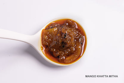 Mango & Tamarind Pickle Duo – Tangy Delight (2×300 g Jars) | 100% Natural & Preservative-Free