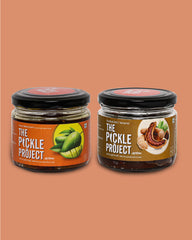 Mango & Tamarind Pickle Duo – Tangy Delight (2×300 g Jars) | 100% Natural & Preservative-Free