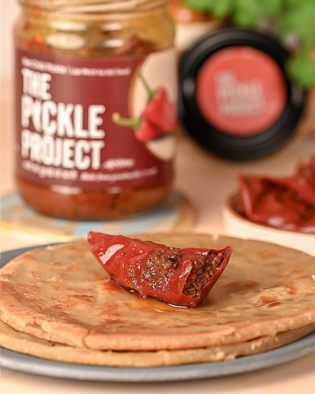 लाल मिर्च भरुआ अचार | STUFFED RED CHILLI PICKLE