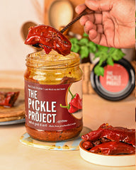 लाल मिर्च भरुआ अचार | STUFFED RED CHILLI PICKLE